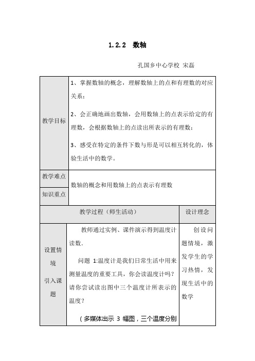 数学人教版七年级上册数轴.2.2  数轴