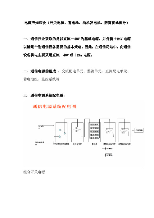 动力配套应知应会