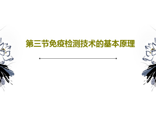 第三节免疫检测技术的基本原理PPT文档87页