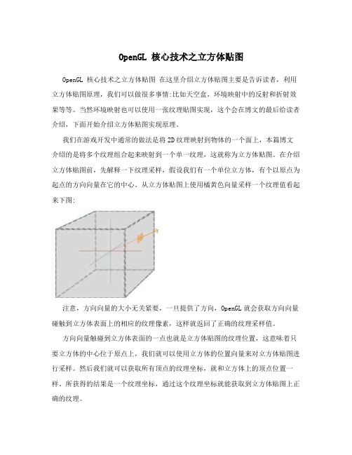 OpenGL核心技术之立方体贴图