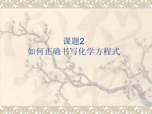 如何正确书写化学方程式PPT课件(24)