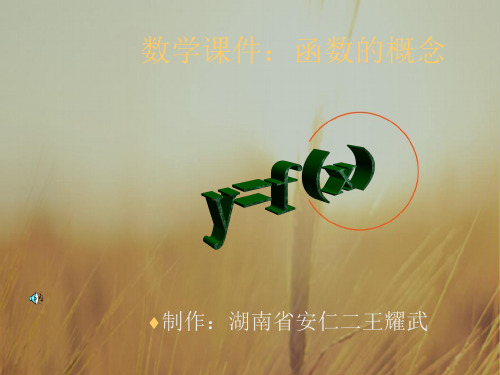 高一数学最新课件-函数的概念[原创] 精品