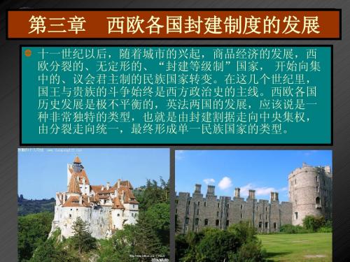 第三章 西欧各国封建制度的发展1英法