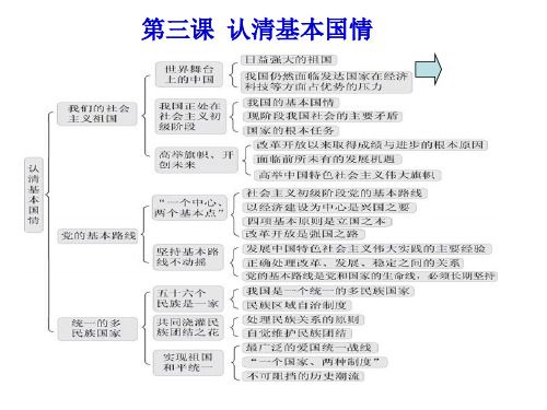 九年级第三课认清基本国情