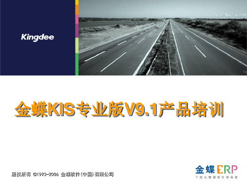 专业版客户培训课件(金蝶)