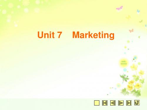 Unit 7 Marketing