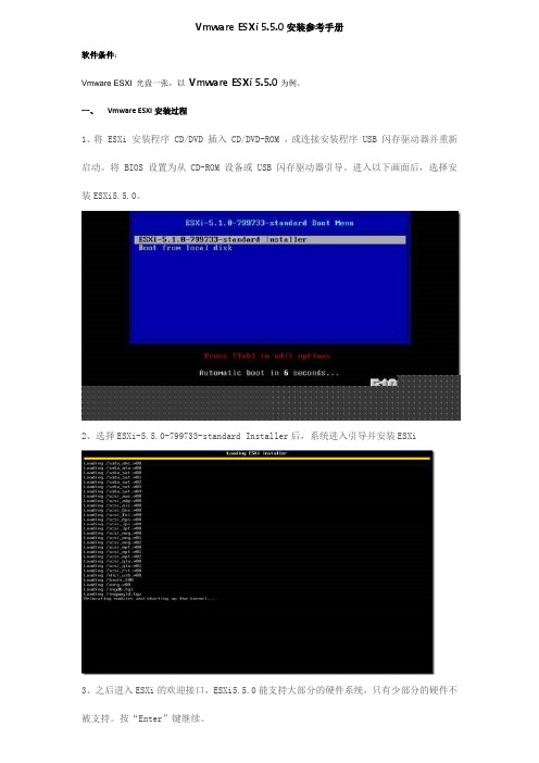 01 Vmware_ESXi 5.5_安装