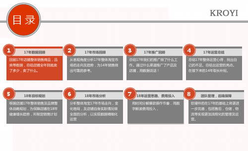 天猫店铺年度规划及总结方案