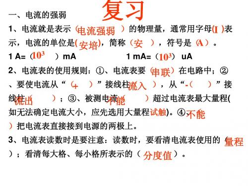 人教版探究串联、并联电路电流的律》flash课件