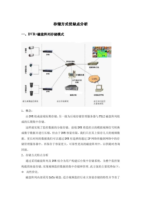 存储方式优缺点分析