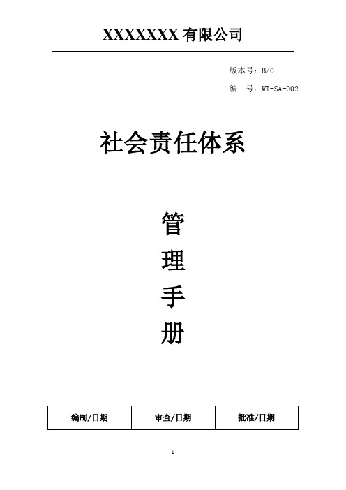 1.2社会责任管理手册 BSCI人权