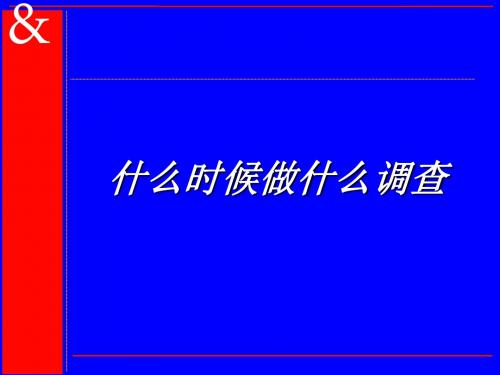 调查问卷-关于市场调查的报告(PPT94页)