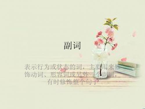 第六章副词