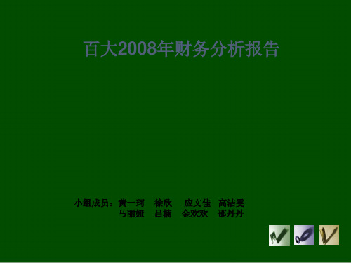 某公司年度财务分析报告(ppt 26页)