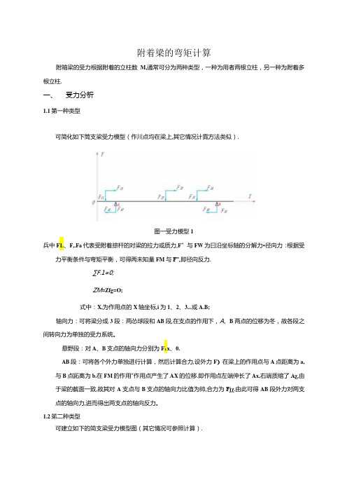 附着梁的弯矩计算(塔机附着校验材料)