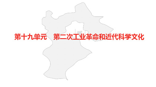 2021年河北中考历史部编版复习   模块三 世界近代史  第十九单元 第二次工业革命和近代科学文化