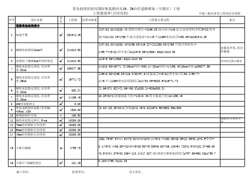 01.空箱区工程量(合同内的项目)土建部分