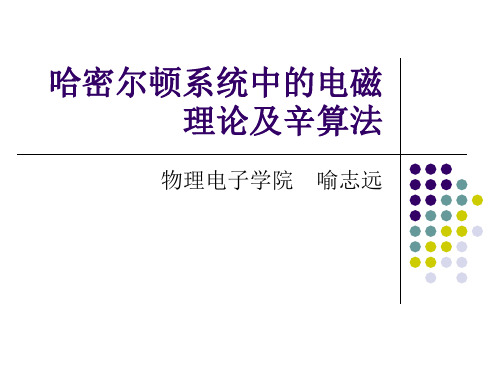 哈密尔顿系统中的电磁理论