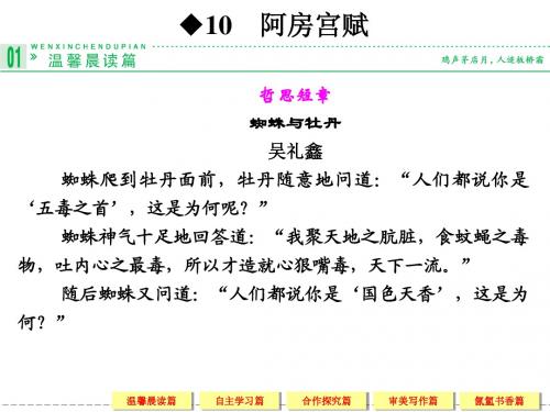 高一语文苏教版必修二【配套课件】10 阿房宫赋