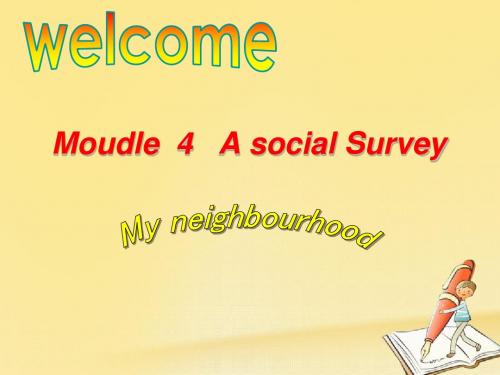 2017_2018学年高中英语Module4ASocialSurvey_MyNeighbourhoodGrammar课件2必修1