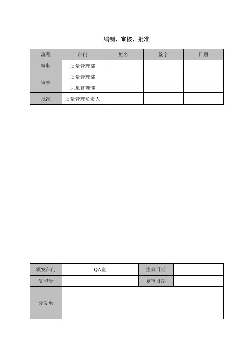 颗粒度的检测(筛分法)标准操作规程