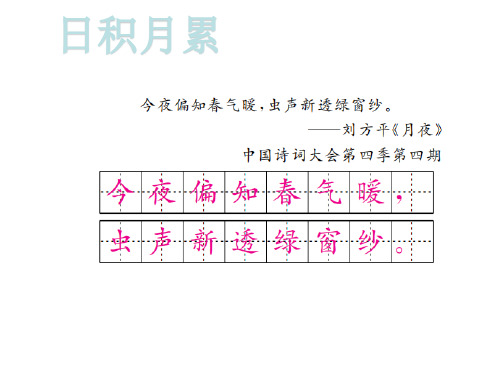 2020春人教版九年级语文下册课件:15 无言之美 (共24张PPT)