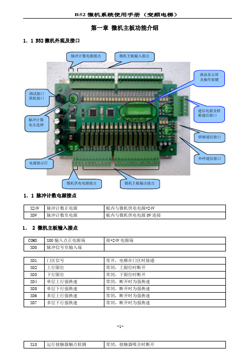 B52微机系统使用手册