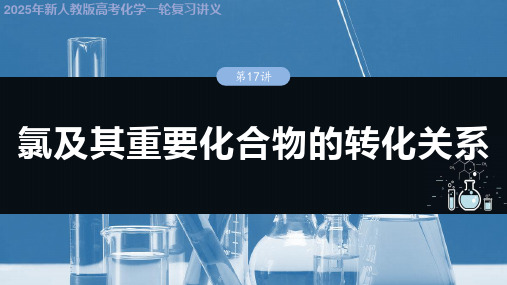 2025年新人教版高考化学一轮复习讲义 第五章 第17讲 氯及其重要化合物的转化关系