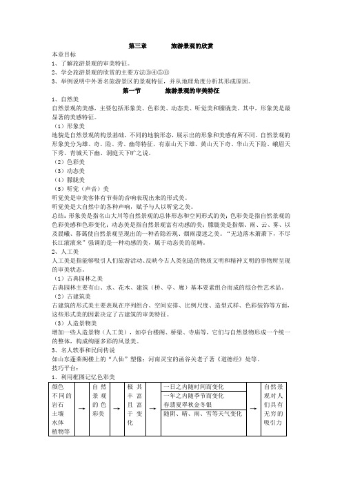 人教版高中地理选修3《第三章 旅游景观的欣赏 第一节 旅游景观的审美特性》_10