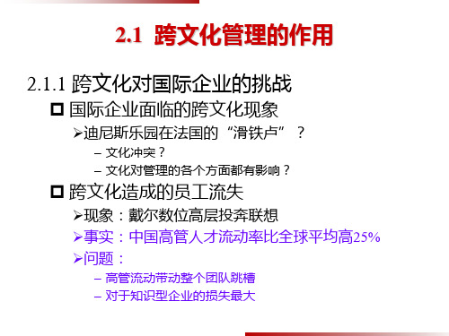 国际企业的跨文化管理课件