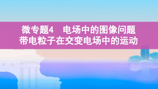 微专题4 电场中的图像问题 带电粒子在交变电场中的运动