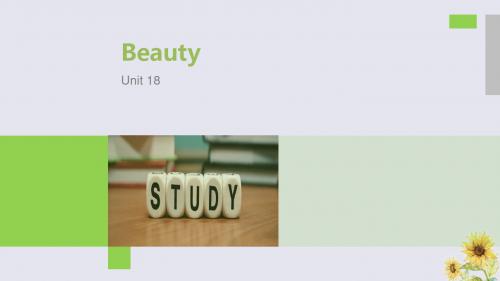 2019_2020学年高中英语Unit18BeautyPeriodOne课件北师大版选修6