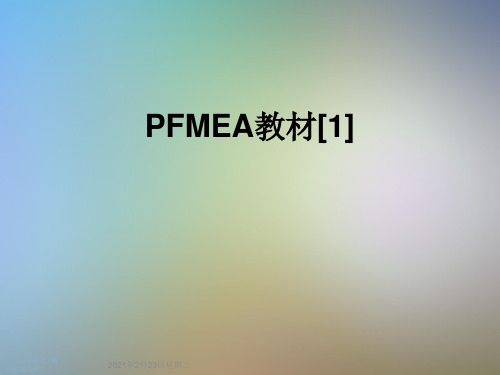 PFMEA教材[1]