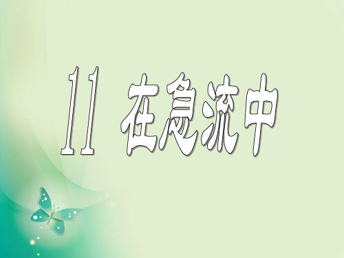 六年级上册语文课件第11课《在急流中》_西师大版 (共19张PPT)