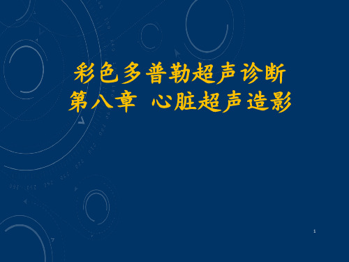 超声造影PPT幻灯片课件