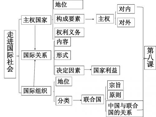 第八课   走进国际社会