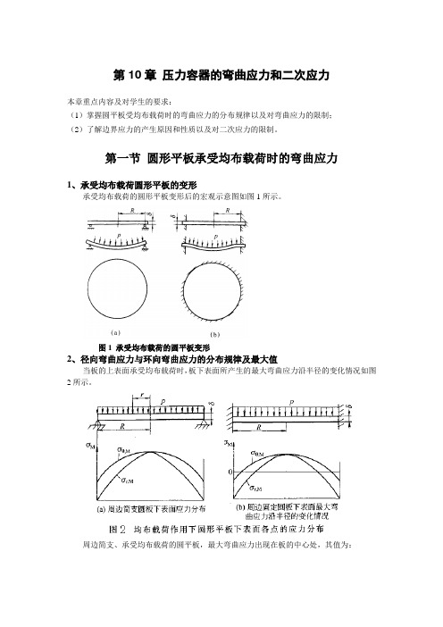 圆板受力分析