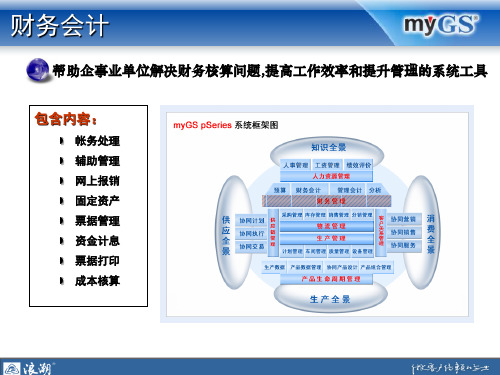 浪潮GS解决方案(企业财务、管理会计部分)(浪潮ERP、GS、PS等)