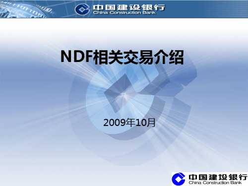 NDF当前介绍.ppt