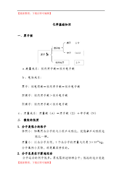 化学基础知识(入门)(精编文档).doc