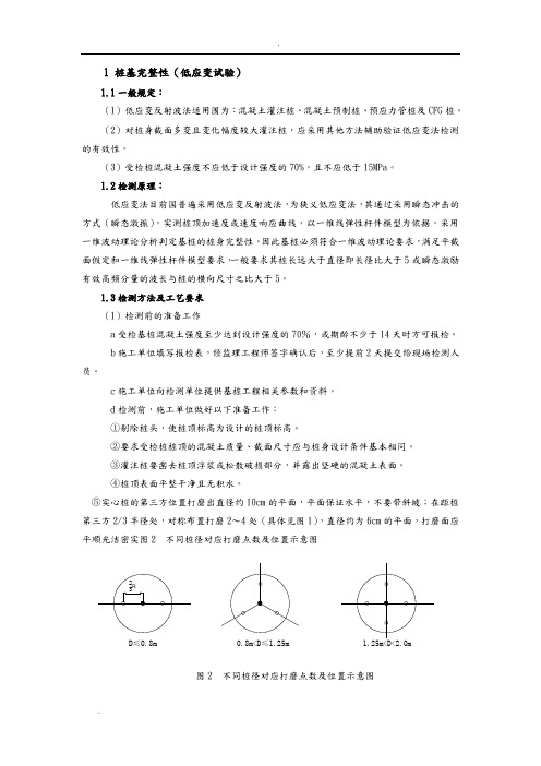 桩基完整性(低应变试验)试验方法