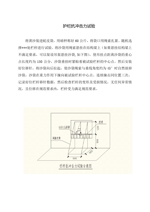 栏杆抗冲击试验(带图)