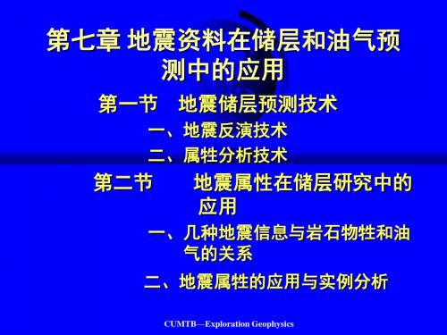 地震资料解释_第七章