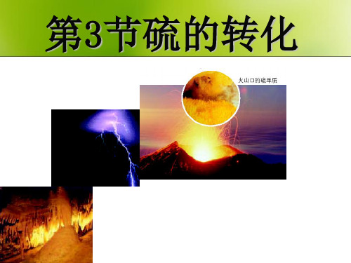 硫的转化ppt课件12