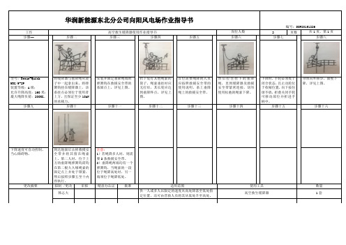 SOP高空救生缓降器使用作业指导书韩志大