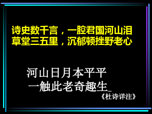 《兵车行》公开课优秀课件ppt剖析