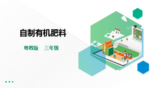 三年级全一册《劳动与技术》第四单元活动4《自制有机肥料》课件