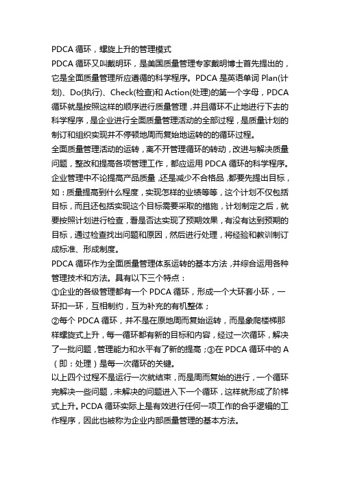 PDCA循环