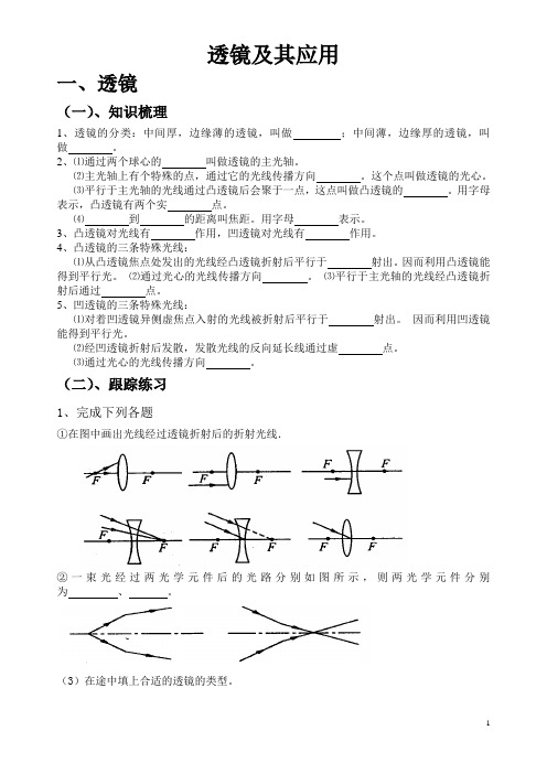 透镜及其应用资料要点