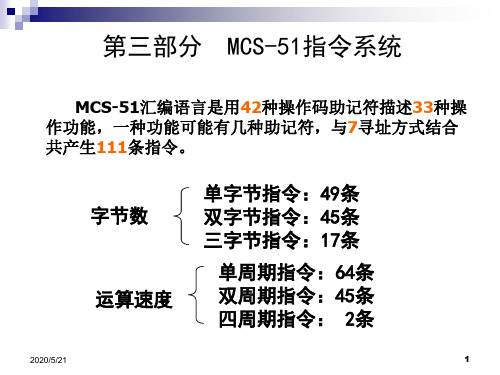 MCS-51指令系统